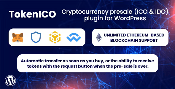 TokenICO – Cryptocurrency presale (ICO & IDO) plugin for WordPress