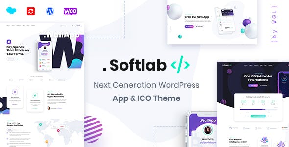 Softlab – Startup and App WordPress Theme 1.3.8