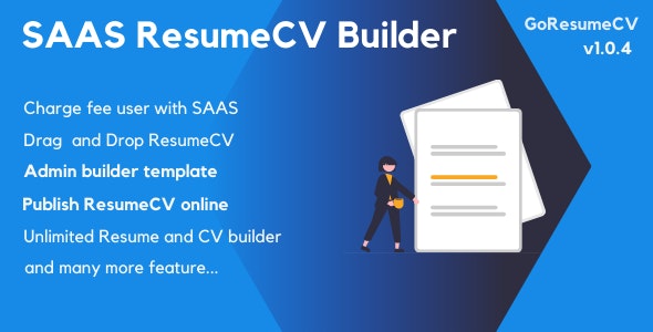 GoResumeCV – SAAS Resume Builder Online [Regular License]