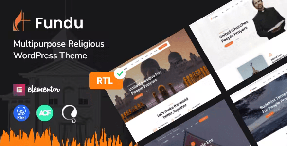 Fundu – Religious WordPress Theme