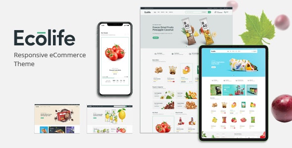 Ecolife – Organic WooCommerce WordPress Theme 1.0.5