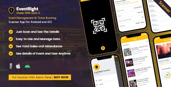 Scanner App – Ticket Sales and Event Booking Management System