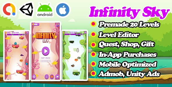 Infinity Sky – Unity Complete Game Template