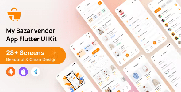 My Bazar Seller App UI Kit