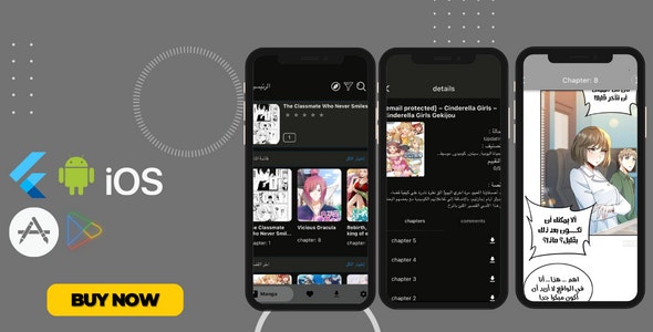 MangaGo – Flutter manga application with all mangas