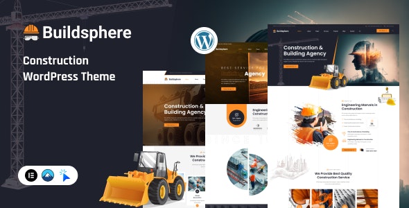 Buildsphere – Construction  Building Agency WordPress Theme