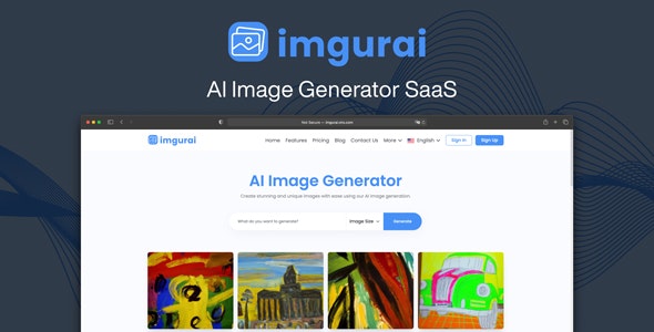 Imgurai – AI Image Generator (SAAS) 1.6