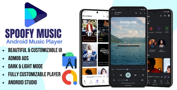 Spoofy Music Player Android App Template