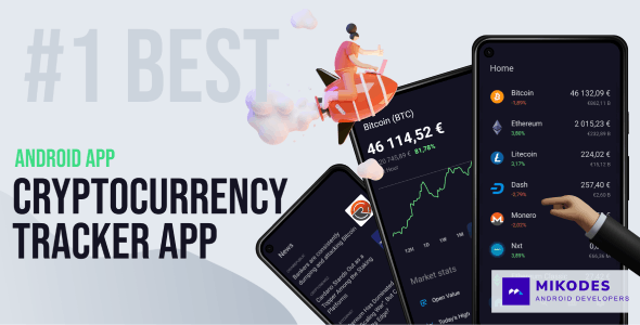 Cryptocurrency Tracker App 2021 – Android Source Code