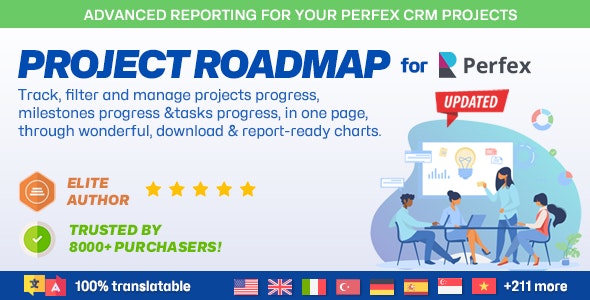 Project Roadmap – Advanced Reporting  Workflow module for Perfex CRM Projects