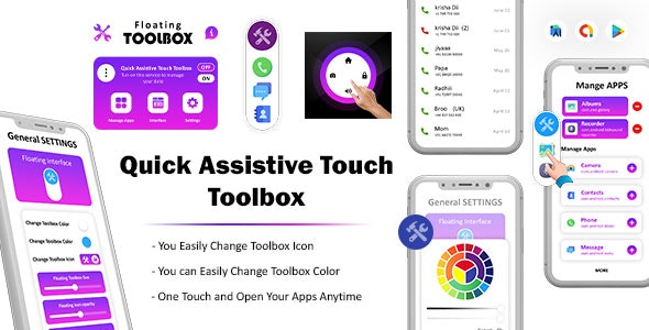 Quick Assistive – Touch Toolbox – Assistive Touch Android – Assistive Tools – Quick Ball – EazyTouch