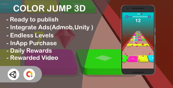 Color Jump 3d (Unity Template)