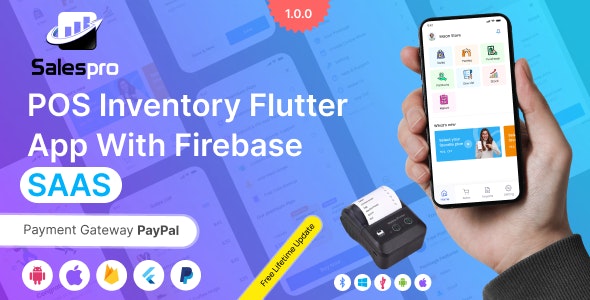 SalesPro Saas – Flutter POS Inventory Full App+Admin panel With Firebase 5.0