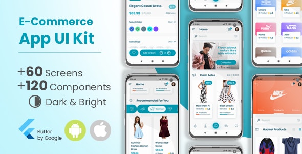 E-Commerce Flutter App UI Kit
