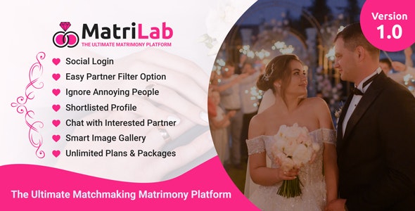 MatriLab – Ultimate Matchmaking Matrimony Platform 2.0