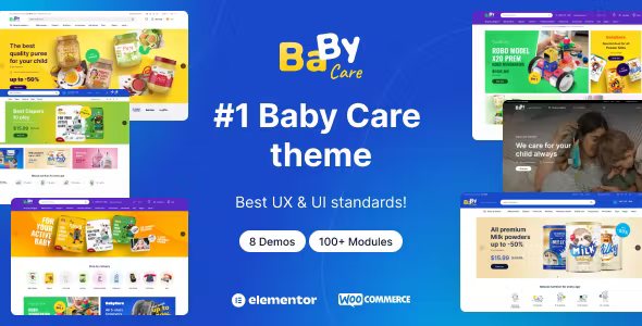 BabyCare – Kids Store WooCommerce WordPress Theme 1.0.9