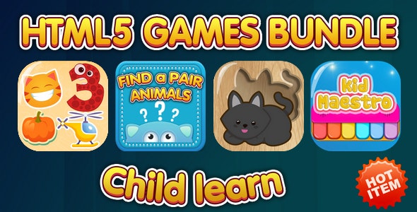 HTML5 Children Games Bundle