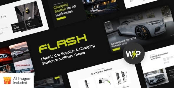 The Flash – Electric Car & Charging Station WordPress Theme 1.15