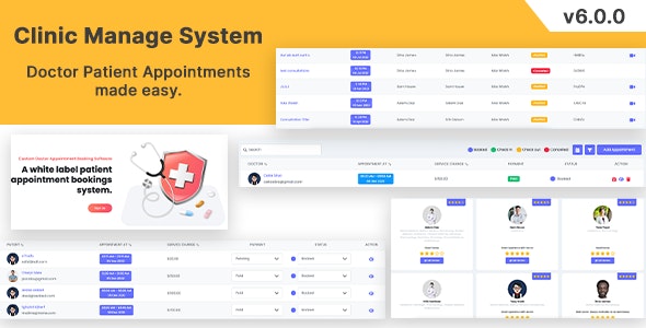 Clinic Management System – Doctor Patient Appointment Management System Laravel