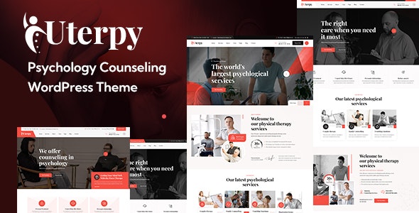 Uterpy – Psychology Counseling WordPress Theme