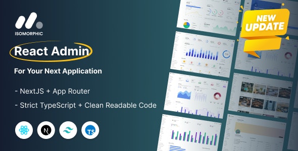 Isomorphic – React Admin Dashboard Template 7.3.0