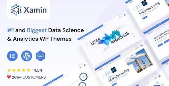 Xamin – Data Science  Analytics SaaS WordPress Theme