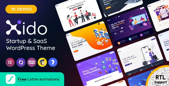 Xido – Startup and SaaS WordPress theme 3.2