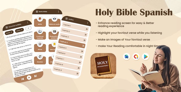 Holy Bible – Holy Bible Reina Valera Audio Free – Reina Valera 1960 – Offline Audio Bible