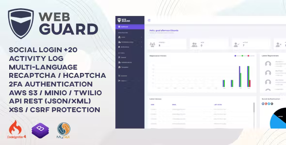 WebGuard – Advanced PHP Login and User Management 1.3.5