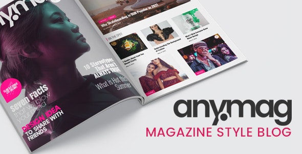 Anymag – Magazine Style WordPress Blog