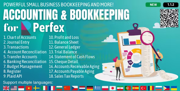 Accounting and Bookkeeping module for Perfex CRM 1.1.6