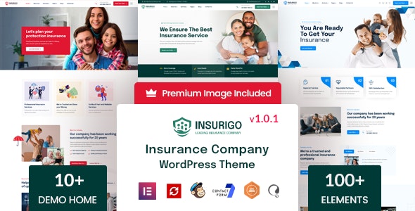 Insurigo – Insurance WordPress Theme