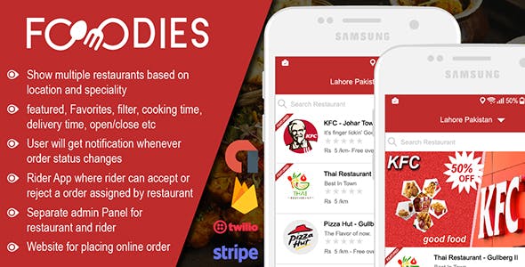 Native Restaurant Food Delivery & Ordering System With Delivery Boy – Android