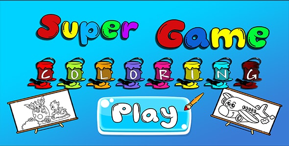 Super Game Coloring – HTML5 Mobile Game