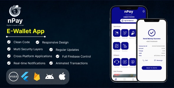 nPay – Flutter e-wallet application