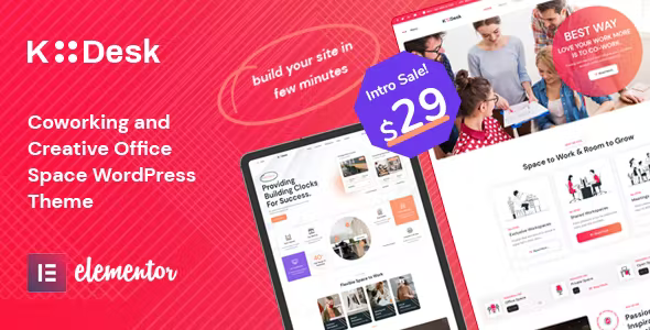 Kodesk – Coworking and Office Space WordPress Theme 1.6