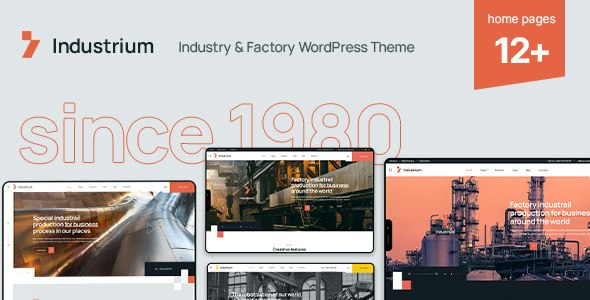 Industrium | Industry  Factory WordPress Theme