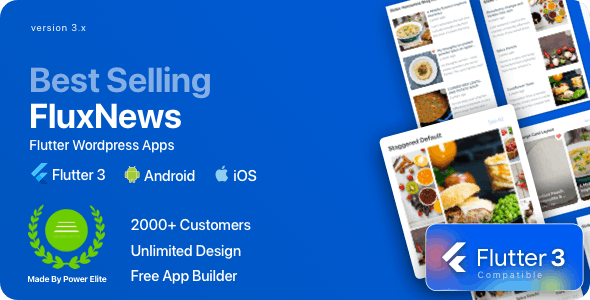 FluxNews – Flutter mobile app for WordPress 3.7.0