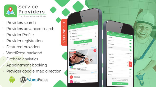 Listingo – Service Providers, Business Finder Android Native App