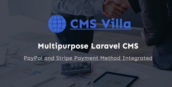 CMS Villa – Multipurpose Laravel Business Website 4.2