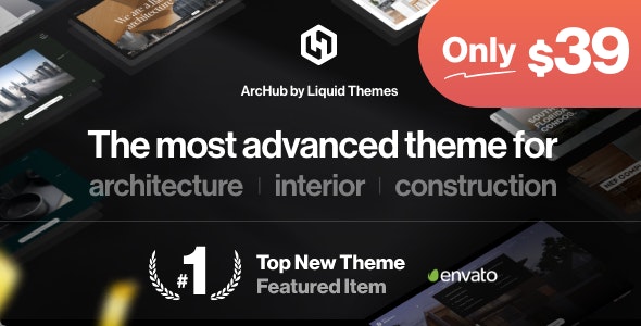 ArcHub – Architecture and Interior Design WordPress Theme 1.2.5