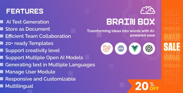 Brain Box – AI Writing Assistant and Content Creator