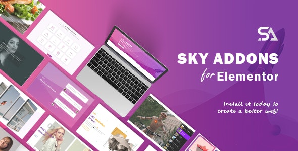 Sky Addons – for Elementor Page Builder WordPress Plugin