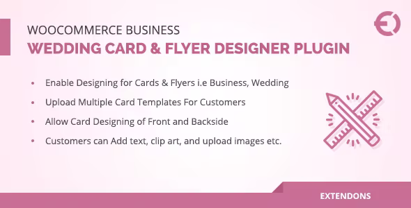 WooCommerce Business, Wedding Card  Flyer Designer Plugin