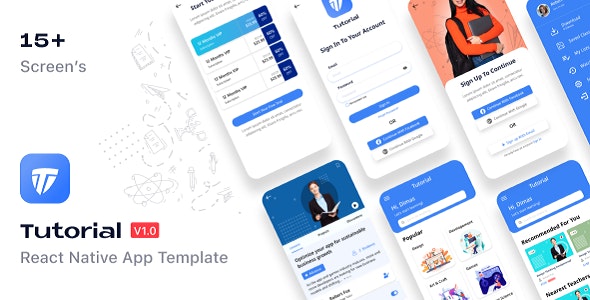 React Native Tutorial App iOS and Android