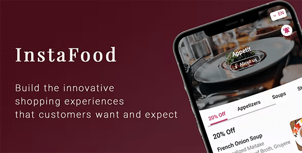 InstaFood – QR Menu, food delivery, pickup and dine-in for WordPress 1.4.0