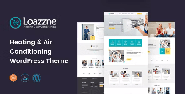 Loazzne – Air Conditioning Services WordPress Theme 1.9