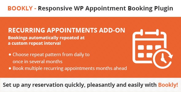 Bookly Recurring Appointments (Add-on)