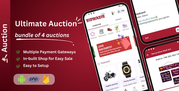 Ultimate Auction Software – Premium Auction App