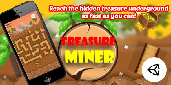 Treasure Miner Game | Unity Complete Project for Android and iOS